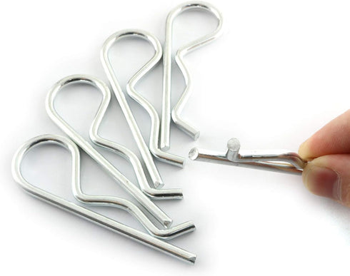 LQ Industrial 5 PCS R Clips Spring Retaining Wire Hair Pins Lynch Cotter M4x85
