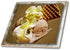 3dRose Ice Cream Waffle Sundae 12 Inch Ceramic Tile
