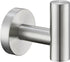 Angle Simple Robe Towel Hook, Brushed Nickel SUS304 Stainless Steel Bathroom Towel Holder