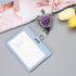 Soleebee Enamel Sea Turtle Badge Reel, 24'' Retractable ID Holder with Bling Rhinestone Clip (Purple)