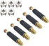 50 Sets Furniture Connecting Cam Lock Fittings with Dowel Cam Lock Connectors for Wardrobe and Cabinet