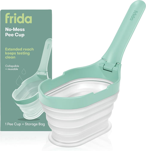 Frida Fertility No-Mess Pee Cup, Reusable Urine Cup for Pregnancy Tests, Ovulation