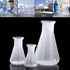 Hemobllo Plastic Erlenmeyer Flask Set - 3 Pcs Graduated Scientific Flasks (50ml+100ml+500ml)