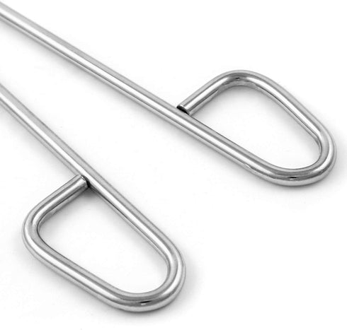 QWORK 16" Stainless Steel Crucible Tongs for Laboratory and Industry