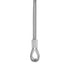Eowpower 100 Pieces 1/8 inch Wire Rope Aluminum Sleeves Cable Crimps & 16 Pcs M3 Stainless Steel Thimbles