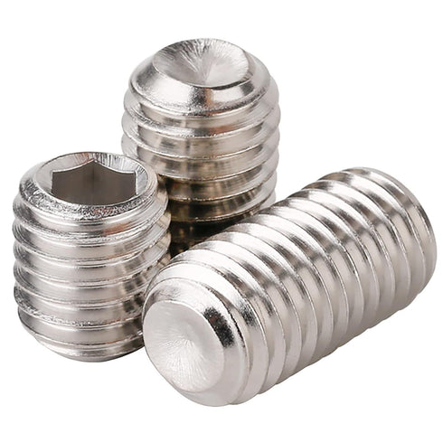 380Pcs 19 Sizes #4-40 to 3/8"-16 UNC Standard SAE Hex Socket Set Screws with 7pcs Hex Keys, Stainless Steel