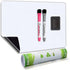 Magnetic Dry Erase Board Fridge Sheet, 17x11"- Flexible White Board for Home Kitchen Memo, 2 Marker Pens and Eraser