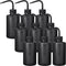 9 Pcs 250 ml Tattoo Wash Bottle, Lab Squeeze Bottles with Narrow Mouth Scale Labels for Eyelash Extensions and Watering