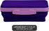 It's Academic Flexi Storage Box, Folding, Collapsible, Adjustable for Pencils, Supplies, Purple (23135)