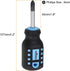 Magnetic Tip Phillips Screwdriver 6mm Dia 4.2" Long CR-V Cross-Head Nut Driver with Cushion Grip Handle for Electronics Repair Home Repair Improvement Craft