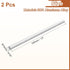 uxcell 2Pcs 9/16"(15mm) Dia Round Aluminum Rod, 13"(330mm) Long 6061 Solid Lathe Bar Stock for DIY Crafts
