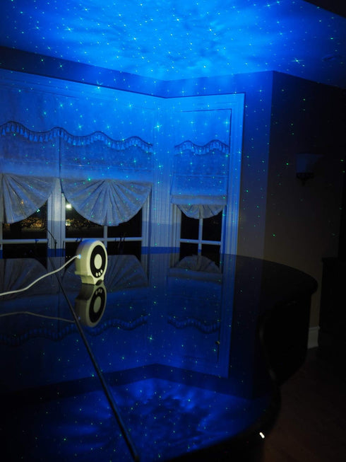 Starry Star Projector, Galaxy Night Light, Star Light Projector for Bedroom Decoration, Party Ambiance Enhance