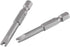 U Shaped Screwdriver Bit Set, 5 Pcs S2 Alloy Steel 50mm Length, 1/4" Hex Shank