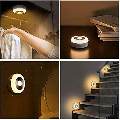 Closet Motion Sensor Night Light, Smart Night Light for Kids, LED Stairs NightLight Stick-On Light Wall Motion