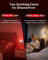 670nm Dimmable 2-Pack Red Light Night Light for Sleep Therapy, Amber Night Light with Dusk-to-Dawn Sensor, Zero Blue