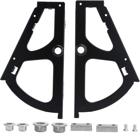 1 Layer Shoes Drawer Cabinet Hinges, 1 Pair Steel Black Cabinet Frame