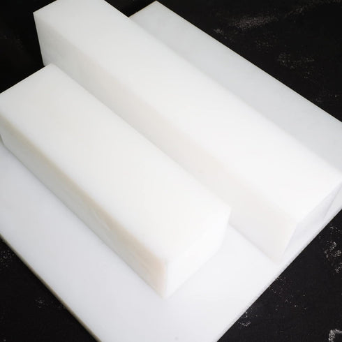 UHMW Tapping Block Ultra High Molecular Weight Polyethylene Rectangular Solid Plastic Blocks for Machining Home Improvement DIY Projects(2 * 3 * 8 in)