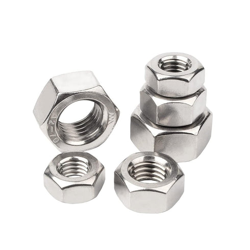 Instockbolts #4-40 304 (18-8) Nut100pcs Hex Nuts, Stainless Steel Hex