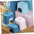 Cabilock Non-Slip Plastic Stool - Blue Seat for Boys and Girls