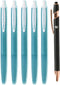 PILOT Super Grip G 0.7mm Ocean Plastic Knock Type Oil-based Ballpoint Pen, 5 Piece Set with Original Stylus Ballpoint