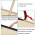 U Shape Edge Banding, Self-Adhesive Edge Trim for Plywood, Furniture, Cabinets, Black, 20Ft