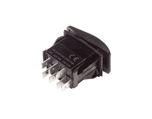 Progressive Automations Rocker Switch Non-Momentary - 20A - Red LED - Waterproof