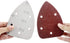 Coceca Assorted Sandpaper Sanding Pads for Mouse Detail Sander, 50pcs 40 80 120 180 240 Grits
