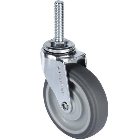 Finnhomy 3 Inch Caster Wheels Set of 4 Heavy Duty Threaded Stem Casters for Furniture, Load Bearing 720 Lbs