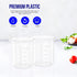 12 Pcs 3.4 Oz Transparent Lab Measuring Cup, 100ml Plastic Beaker Cups for Science Experiments