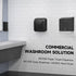 250 AK5180 10.6"x3.9") AIKE Sheets Compact Multifold Wall Mount Paper Towel Dispenser,Stainless Steel Black (Max Folded