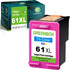 GREENBOX Remanufactured Ink Cartridge Replacement for HP 61XL 61 XL for HP Envy 4500 5530 5534 5535 Deskjet 2540 1000