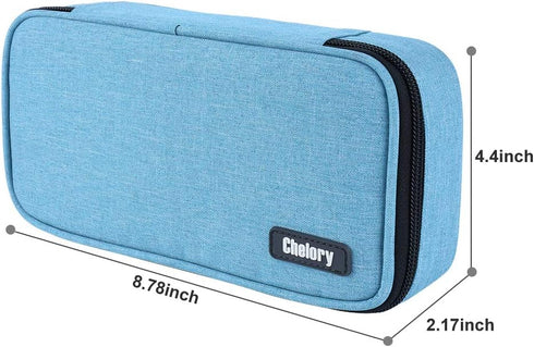 Big Capacity Pencil Case, Large Pouch for Stationery Storage, Makeup Bag for Office Supplies and Adults