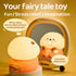CQDAKET Dimmable, Sea Otter Night Light for Kids, Rechargeable Bedside Touch Lamp, with Timer, Soft Silicone Nursery