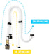 Vinnonvi Suction Tube Kit Suitable for Graco Magnum Stand Model Paint Sprayer