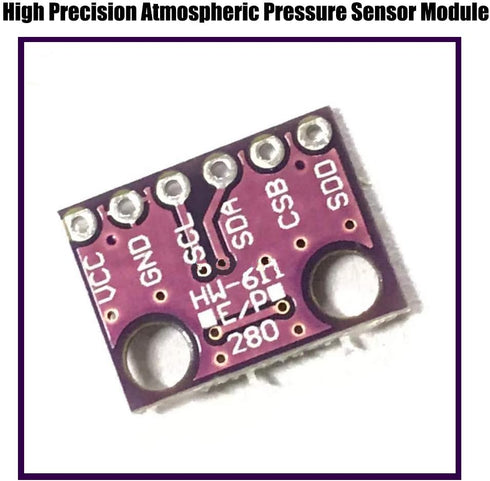 KOOBOOK 5Pcs GY-BMP280-3.3 High Precision Atmospheric Pressure Sensor Module