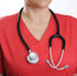 ADC 619CHM Adscope Lite Model 619 Ultra Lightweight Stethoscope, Champagne Finish with Black Tubing