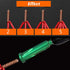 Wire Twisting Tool, Auto Manual Wire Stripper and Twister for Power Drill Drivers, Green