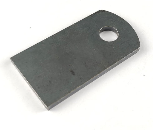 Weld on Steel Tabs, Premium 9 Gauge A36 Hot Rolled Mild Steel, 1-1/4"x2-3/8" with 3/8" Hole