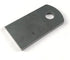 Weld on Steel Tabs, Premium 9 Gauge A36 Hot Rolled Mild Steel, 1-1/4"x2-3/8" with 3/8" Hole