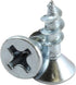 Rok Hardware 100 Pack #6 x 1/2" Coarse Thread Phillips Flat Head Wood Screws - Zinc MDF