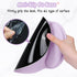 Ergonomic Mouse Pad with Wrist Rest Support, Gel Mouse Pads with Non-Slip Base, Memory Foam Mousepad for Laptop,