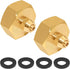 COSVMUF US Standard Faucet Adapter, 3/4'' to 1/4'' Hose Adapter, Convert 3/4" Female