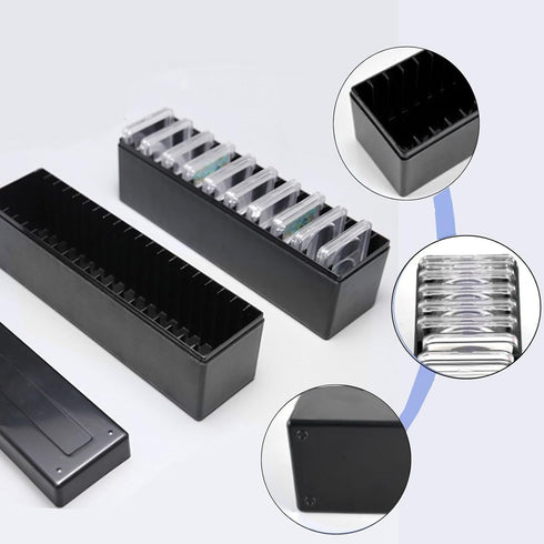 MUDOR Coin Slab Storage Box, Plastic Holder for Coin Collectors Compatible with 20 Slab PCCB PCGS Coin Holders