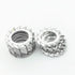 700pcs Galvanized Serrated Tooth Lock Washer Flat Washer Set for Electrical Connections, M3/M4/M5/M6/M8