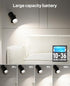 12RGB 3CCT Dimmable Afyuol LED Wall Sconce, Wireless Battery Operated Wall Sconce with Rechargeable Battery Operated