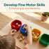 3Pcs Set Wooden Screw Bolts and Nuts Toys for Kids, Preschoolers, Child, Montessori Building Tool - Sorting, Stacking