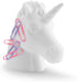 MUSTARD Magnetic Paperclip Holder - White Unicorn Paper Clip Holder