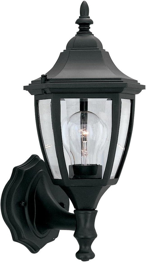 Designers Fountain Waterbury Outdoor Light Fixture, 14.25 Inch Exterior Wall Lantern Sconce