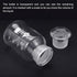 PATIKIL 500mL Reagent Media Bottle, 1Pcs Round Graduated Glass Storage Bottle with Clear Cap for Home, Chemistry Lab,