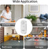 eMylo WiFi Water Sensor, 120dB Water Leak Detector Alarm with Realtime App Notification for Home, Kitchen, Bathroom